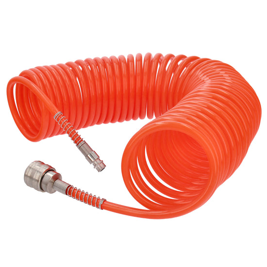 Tuyau spiralé pour air comprimé 1/4' PE 8x12mm 10m