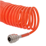 Tuyau spiralé pour air comprimé 1/4' PE 8x12mm 10m