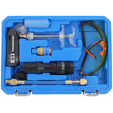 Kit de détection de fuite UV lampe LED de climatisation adaptateur lunettes de protection R407c R410a /R134A pour véhicules - sans agent de contraste