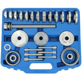Kit d'outils pour roulements de roue de voiture, réparation universelle des roulements de roue, changement de moyeu de roue, 31 pièces