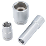 Clé à douille pour écrous, outil automobile pour pompes d'injection de distributeur Bosch diesel 3 pièces. Inserts triangulaires 1/2" VP37