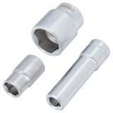 Clé à douille pour écrous, outil automobile pour pompes d'injection de distributeur Bosch diesel 3 pièces. Inserts triangulaires 1/2" VP37