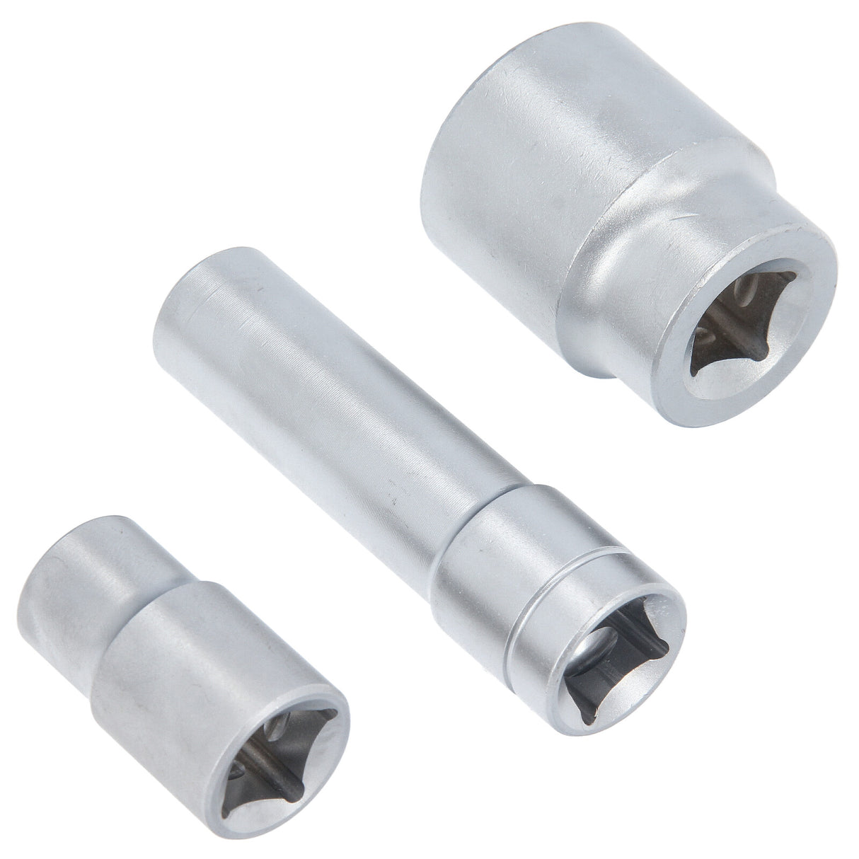 Clé à douille pour écrous, outil automobile pour pompes d'injection de distributeur Bosch diesel 3 pièces. Inserts triangulaires 1/2" VP37