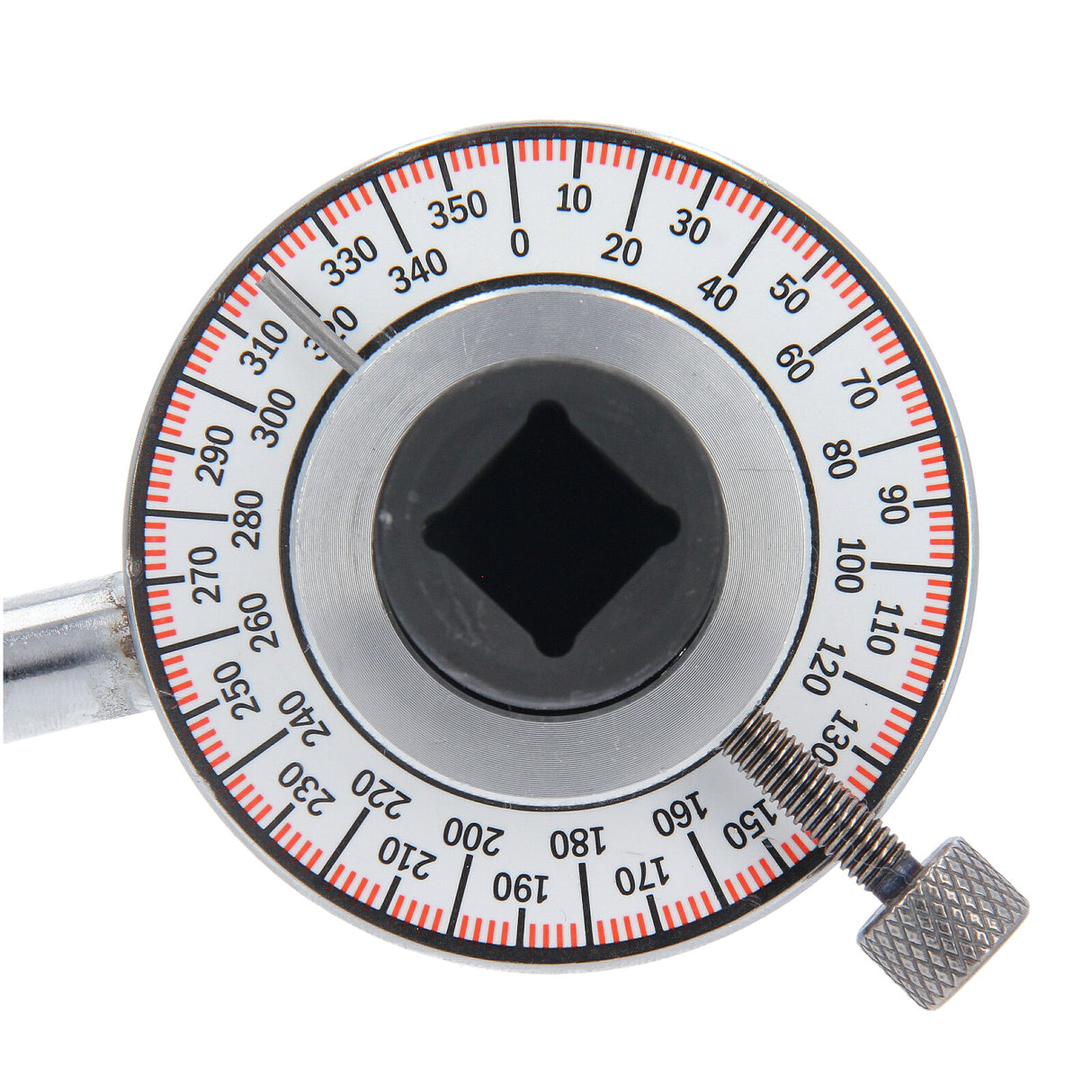 Appareil de mesure d'angle de couple 1/2" jauge d'angle bras magnétique carré interne