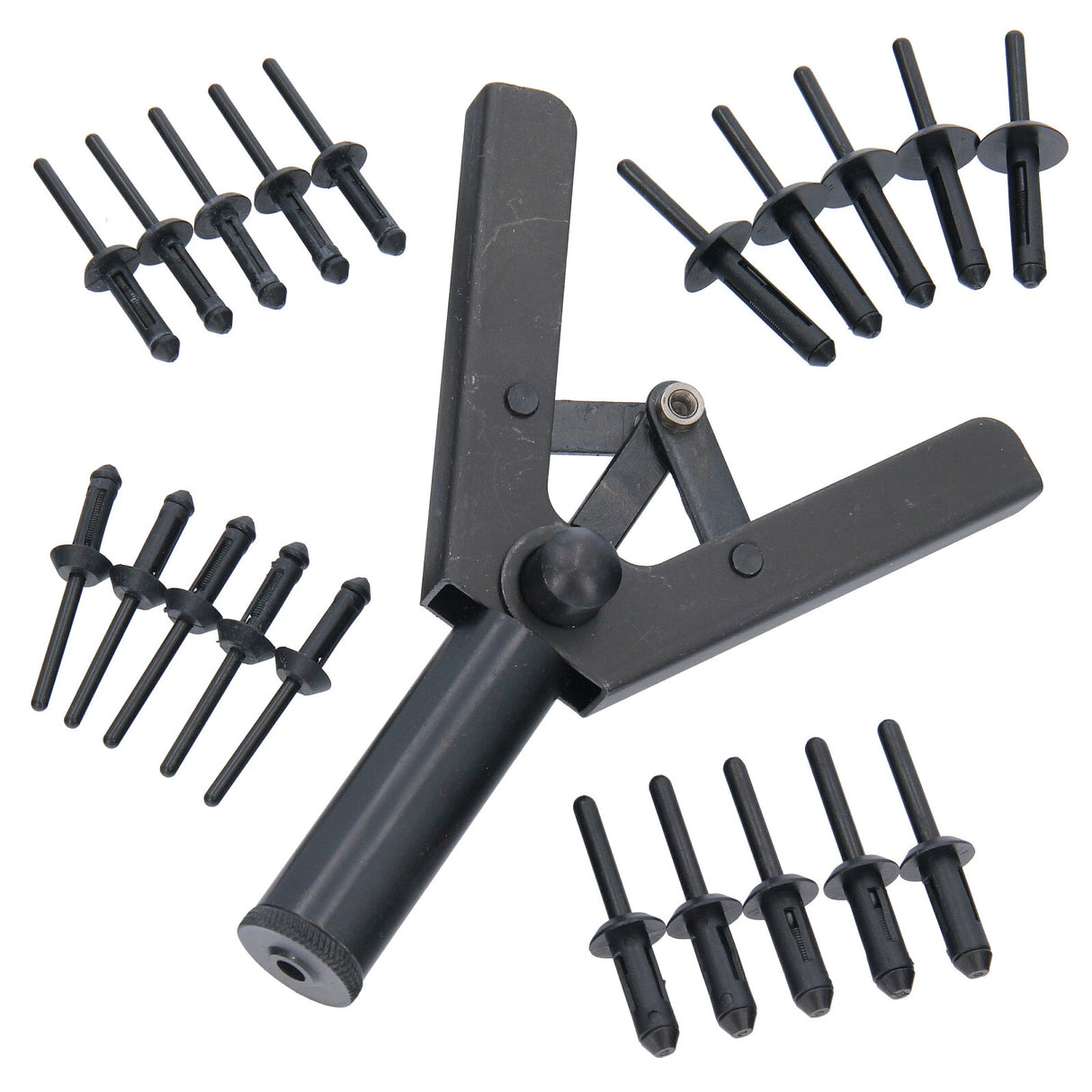 Ensemble de pinces à riveter en plastique, ensemble d'outils de rivetage, dispositif de rivetage, ensemble de rivets pour garde-boue, 41 pièces.