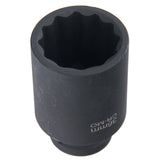 Douille multidents 36 mm Douille électrique 1/2" Outil d'arbre d'entraînement 12 pans
