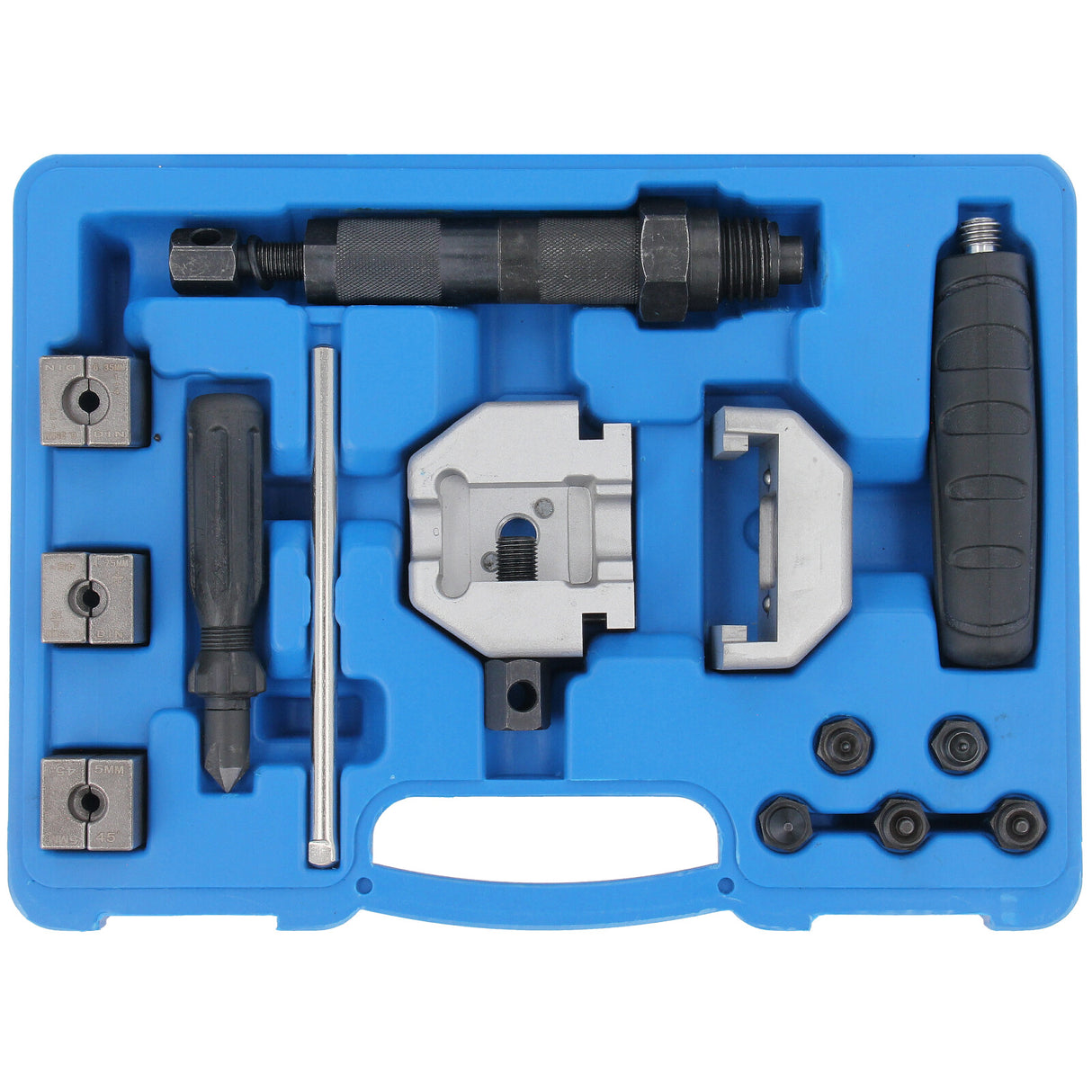 Outil d'évasement hydraulique Outil d'évasement de conduite de frein Ensemble d'outils d'évasement 18 pièces