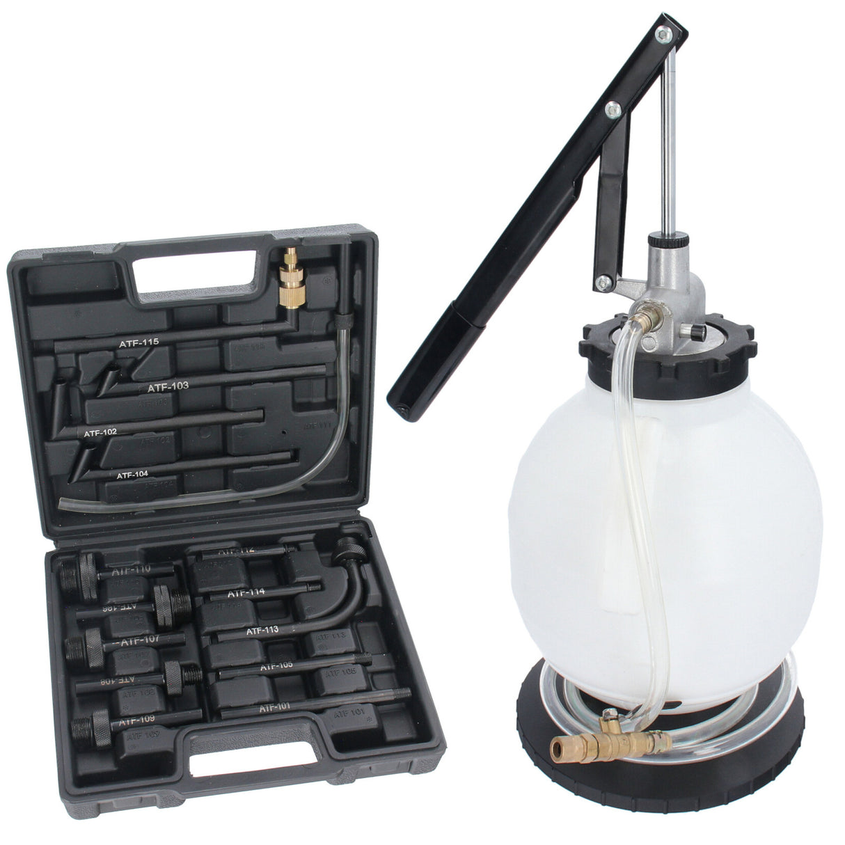 Dispositif de remplissage d'huile pour engrenages, pompe à main pour remplissage d'huile, 7 litres, avec adaptateur 15, changement d'huile