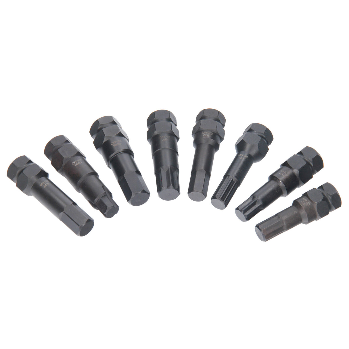 Clé à douille pour démontage de blocage de roue, outil de déverrouillage 1/2" - 3/4" 16 pièces