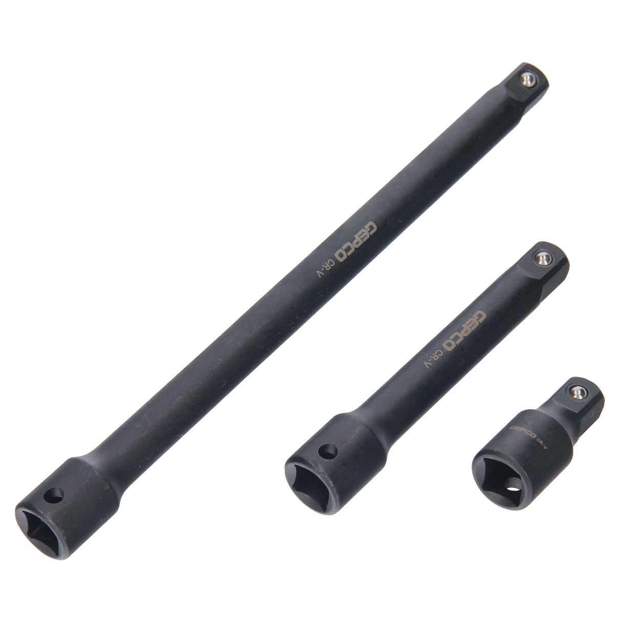 Jeu d'extensions Kipp pour douilles 1/4 + 3/8 + 1/2 pouce, 9 pièces