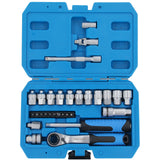 Coffret de 29 clés à douille 1/4 pouce à cliquet Torx multi-dents et écrous