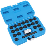 Ensemble d'outils de blocage de roue pour BMW F01 F10 F20 F30 clé de blocage de roue 22 pièces.