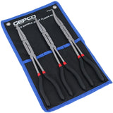 Jeu de pinces à double articulation pour téléphone, pinces à bec effilé, pinces à articulation 335 340 mm, 3 pièces
