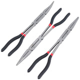 Jeu de pinces à double articulation pour téléphone, pinces à bec effilé, pinces à articulation 335 340 mm, 3 pièces
