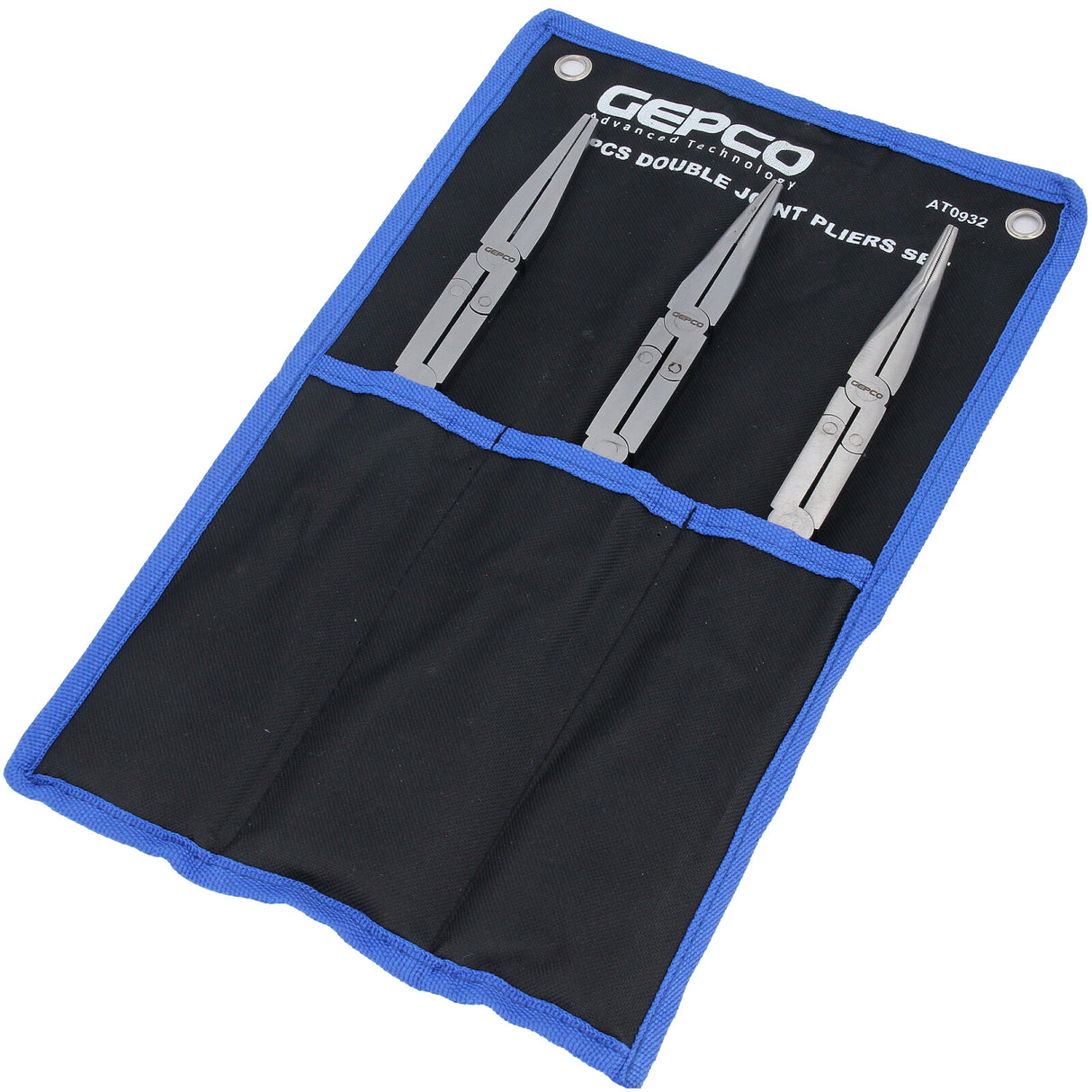 Jeu de pinces à double articulation pour téléphone, pinces à bec effilé, pinces à articulation 335 340 mm, 3 pièces