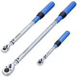 Jeu de clés dynamométriques 1/2" 60 - 330 Nm + 3/8" 20 - 120 Nm + 1/4" 5 - 25 Nm