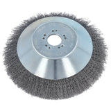 Brosse à mauvaises herbes professionnelle Brosse à herbes sauvages Brosse à joint Débroussailleuse souple 25,4 x 200 mm