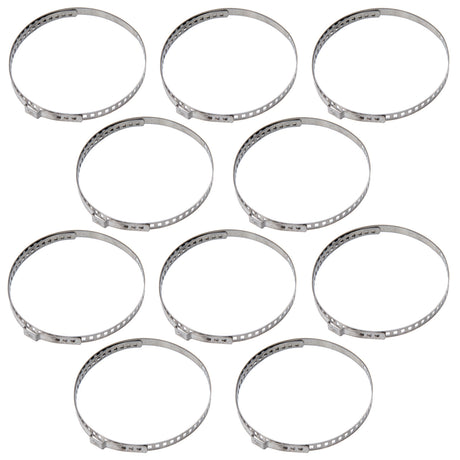 Schellen-Set (60-124mm) mit Klemmzange, 10-tlg. Detailansicht (Bild 2/6).