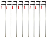 Schraubzwingen Zwinge Kunststoffgriff Holzgriff Klemmzwinge 8-tlg. 120x1200mm