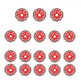 Disque de meulage diamanté à double rangée pour béton Ø 125 mm Rouge 3/5/10