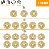 Disque de meulage diamanté professionnel pour meule à béton Ø 80 mm