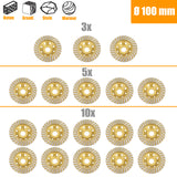 Disque de meulage diamanté professionnel pour meule à béton Ø 100 mm