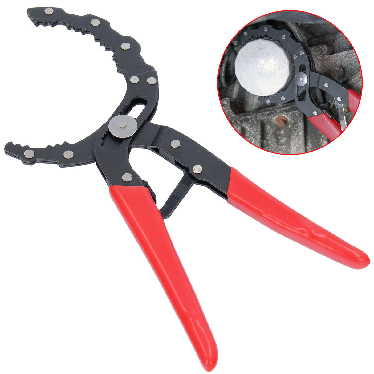 Pince à filtre à huile GEPCO auto-ajustable 60-120 mm pince à huile pour filtre à huile clé de desserrage
