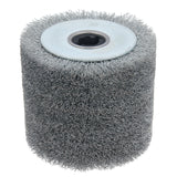 Rouleau de ponçage à brosse métallique, rouleau de satinage 120 x 100 x 19 mm pour machine à satiner