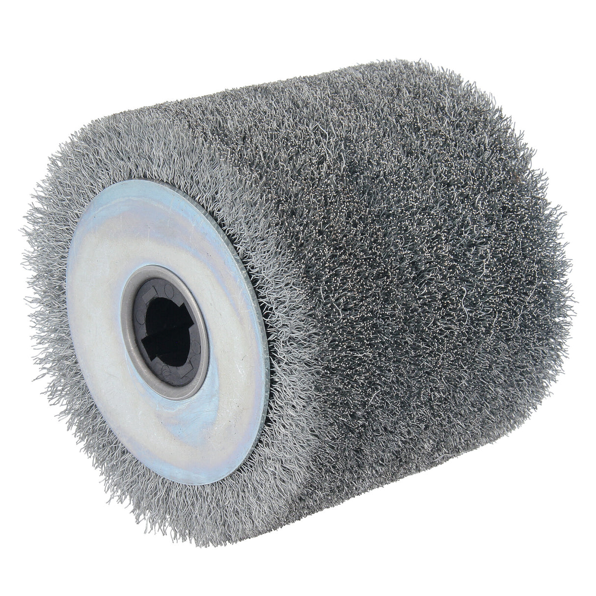 Rouleau de ponçage à brosse métallique, rouleau de satinage 120 x 100 x 19 mm pour machine à satiner