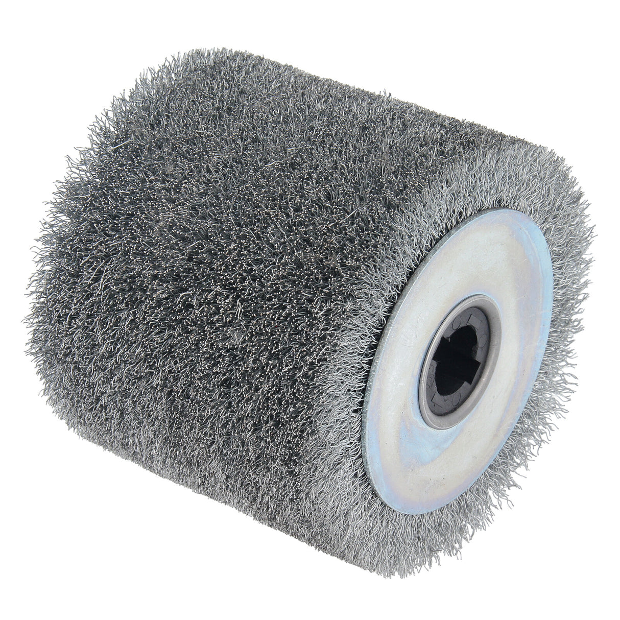 Rouleau de ponçage à brosse métallique, rouleau de satinage 120 x 100 x 19 mm pour machine à satiner