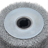 Rouleau de ponçage à brosse métallique, rouleau de satinage 120 x 100 x 19 mm pour machine à satiner