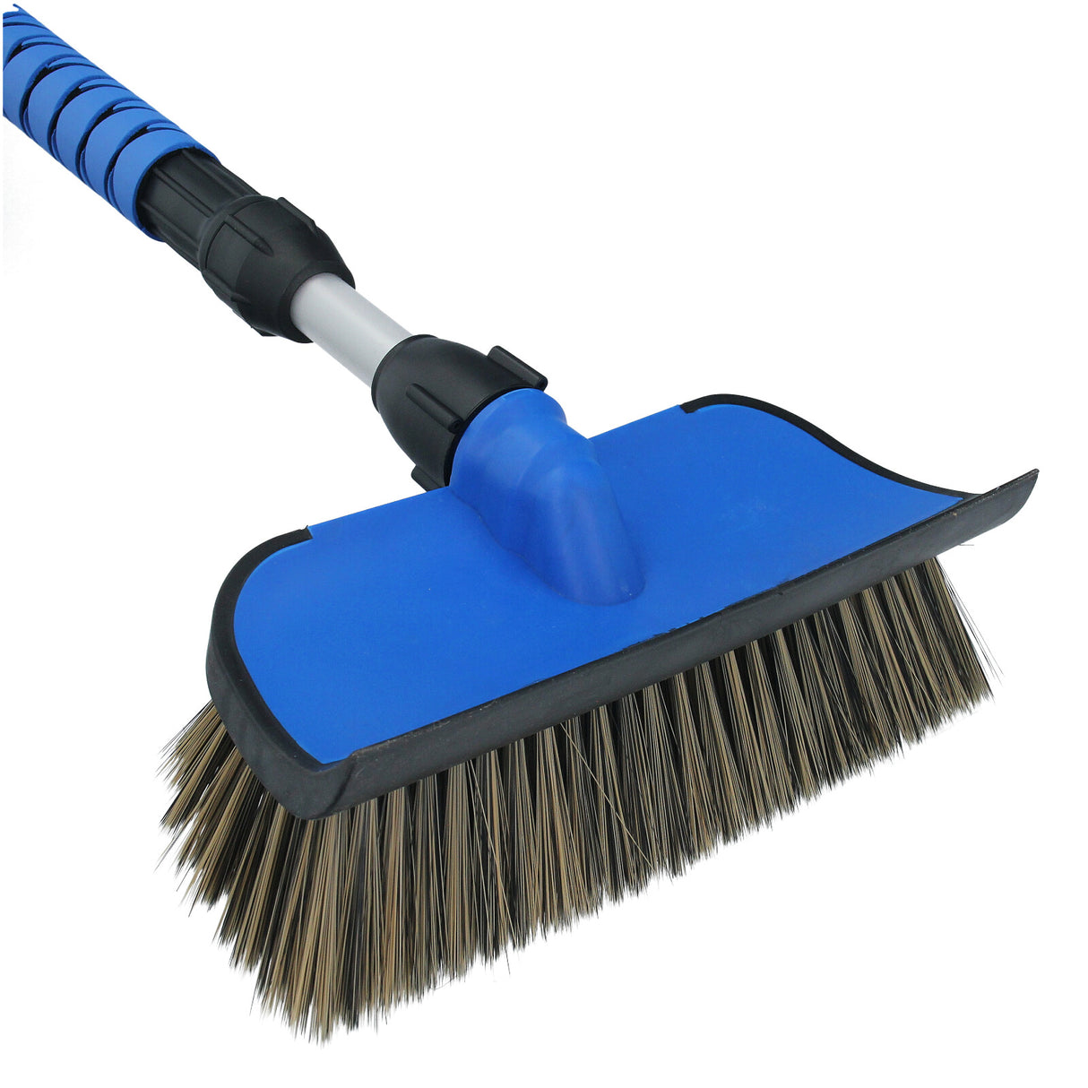 Brosse de lavage de voiture télescopique avec débit d'eau 110 – 165 cm pour voiture et camion