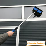 Brosse de lavage de voiture télescopique avec débit d'eau 110 – 165 cm pour voiture et camion