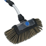 Brosse de lavage de voiture télescopique avec récipient à shampoing 115 - 175 cm pour voiture et camion