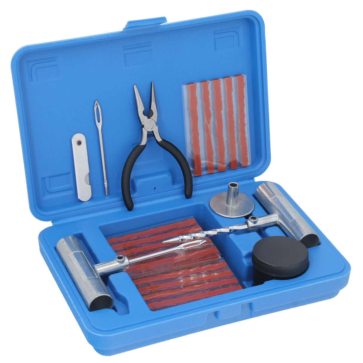 Kit de réparation de pneus Kit de réparation de pneus de voiture avec pince 47 pièces
