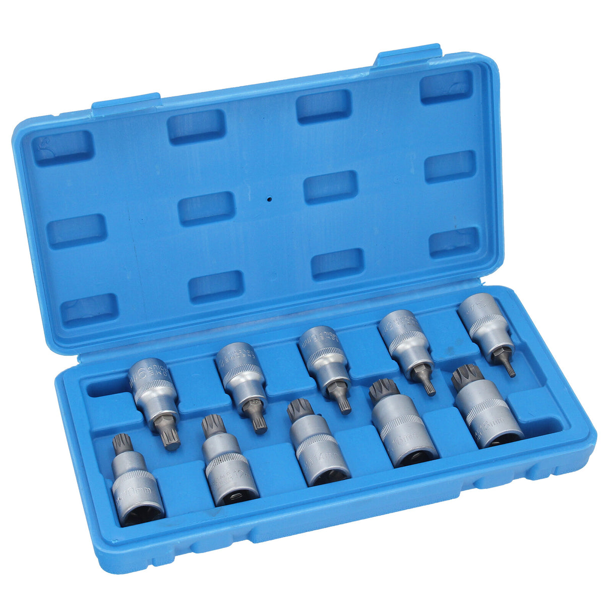 Jeu de clés à douille professionnelles GEPCO, écrous multidents internes 1/2", jeu d'écrous à douille M4-M18