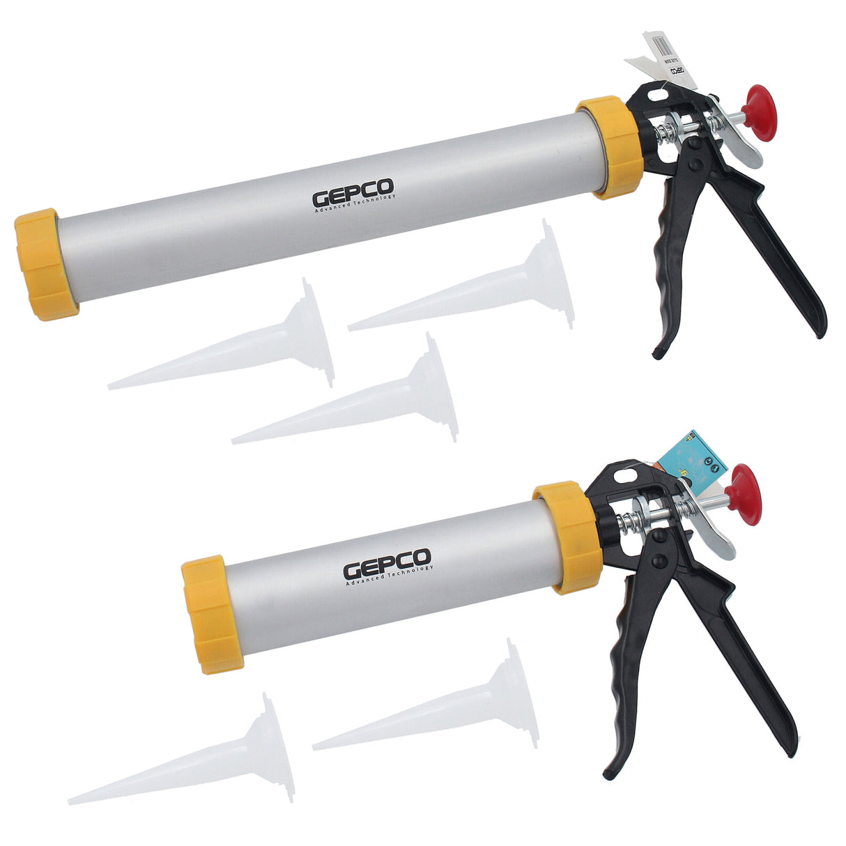 Pistolet à joints, pistolet à mortier, pistolet à silicone, presse à cartouches 300+600 ml, seringue à mortier