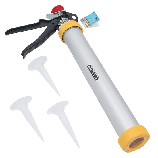Pistolet à cartouche GEPCO en aluminium, seringue en silicone de 600 ml, pistolet à cartouche en silicone