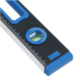 Ensemble de niveaux à bulle professionnels GEPCO 3 pièces aluminium 3 fioles 60 + 80 + 120 cm règle