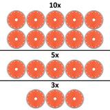 Disque à tronçonner diamanté pour carrelage diamètre 180 mm alésage 25,4 mm
