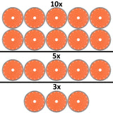 Disque à tronçonner diamanté pour carrelage diamètre 200 mm alésage 25,4 mm