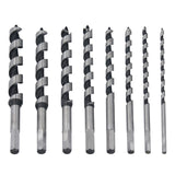 Ensemble de 8 forets hélicoïdaux, forets à bois, forets hélicoïdaux, forets à poutres longs de 230 mm