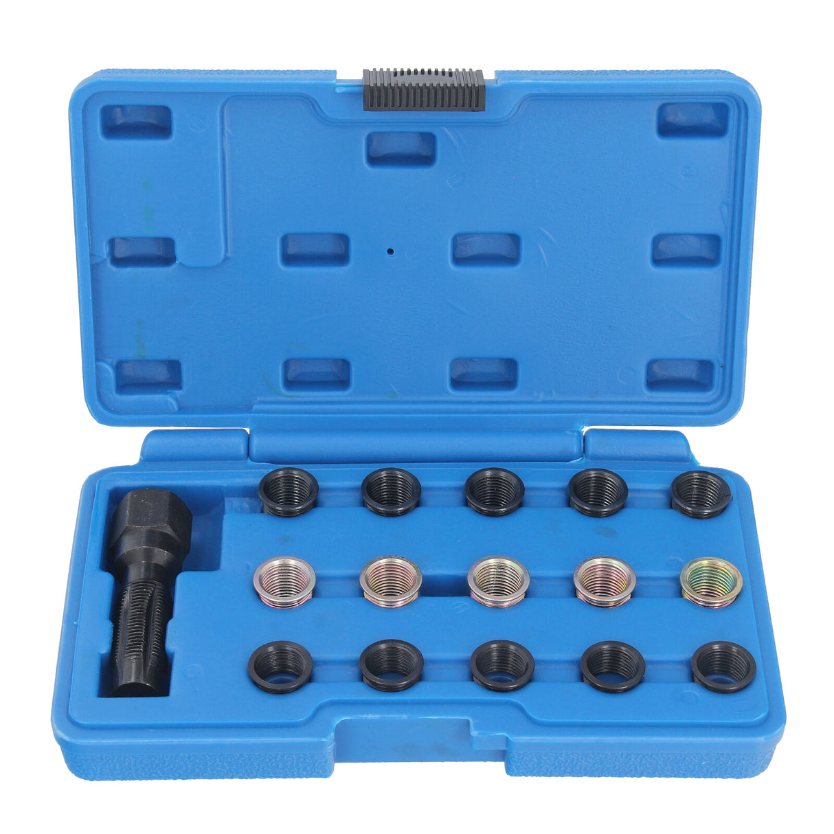 Kit de réparation de filetage de bougie d'allumage M14x1,25, manchon de filetage de remplacement pour foret fileté