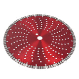 Disque diamanté professionnel pour béton, granit, disque de coupe diamanté 350 mm Turbo 20 mm 3/5/10x