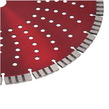 Disque diamanté professionnel pour béton, granit, disque de coupe diamanté 350 mm Turbo 20 mm 3/5/10x