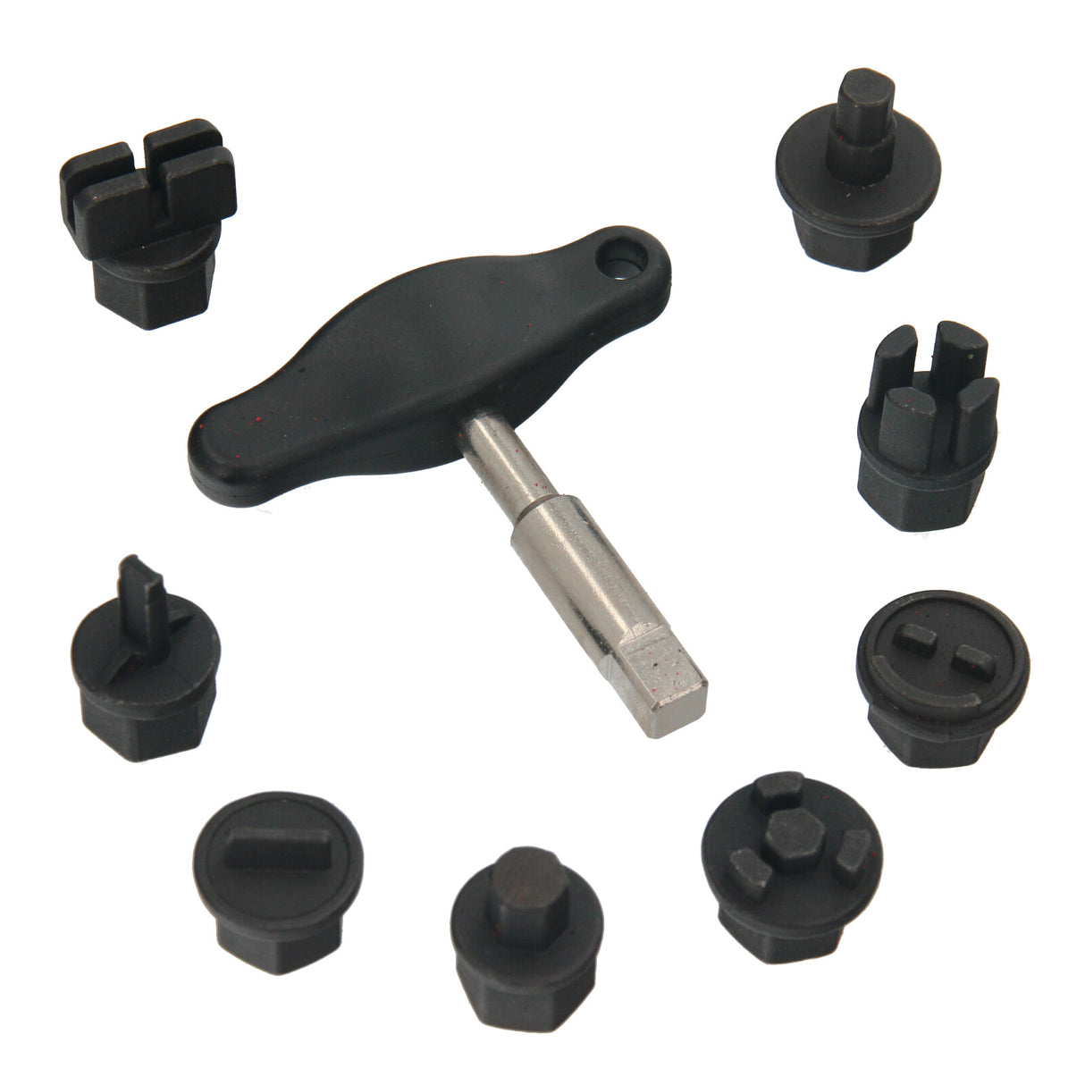 Kit de bouchons de vidange d'huile en plastique GEPCO 3/8" à profil spécial, 9 pièces, pour Ford