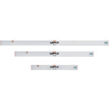 Ensemble de 3 règles GEPCO, lattes de plâtrage en aluminium de 100-150-200 cm, 2 fioles et niveaux à bulle