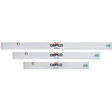 Ensemble de 3 règles GEPCO, lattes de plâtrage en aluminium de 100-120-150 cm, 2 fioles et niveaux à bulle