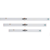 Ensemble de 3 règles GEPCO, lattes de plâtrage en aluminium de 120-150-180 cm, 2 fioles et niveaux à bulle