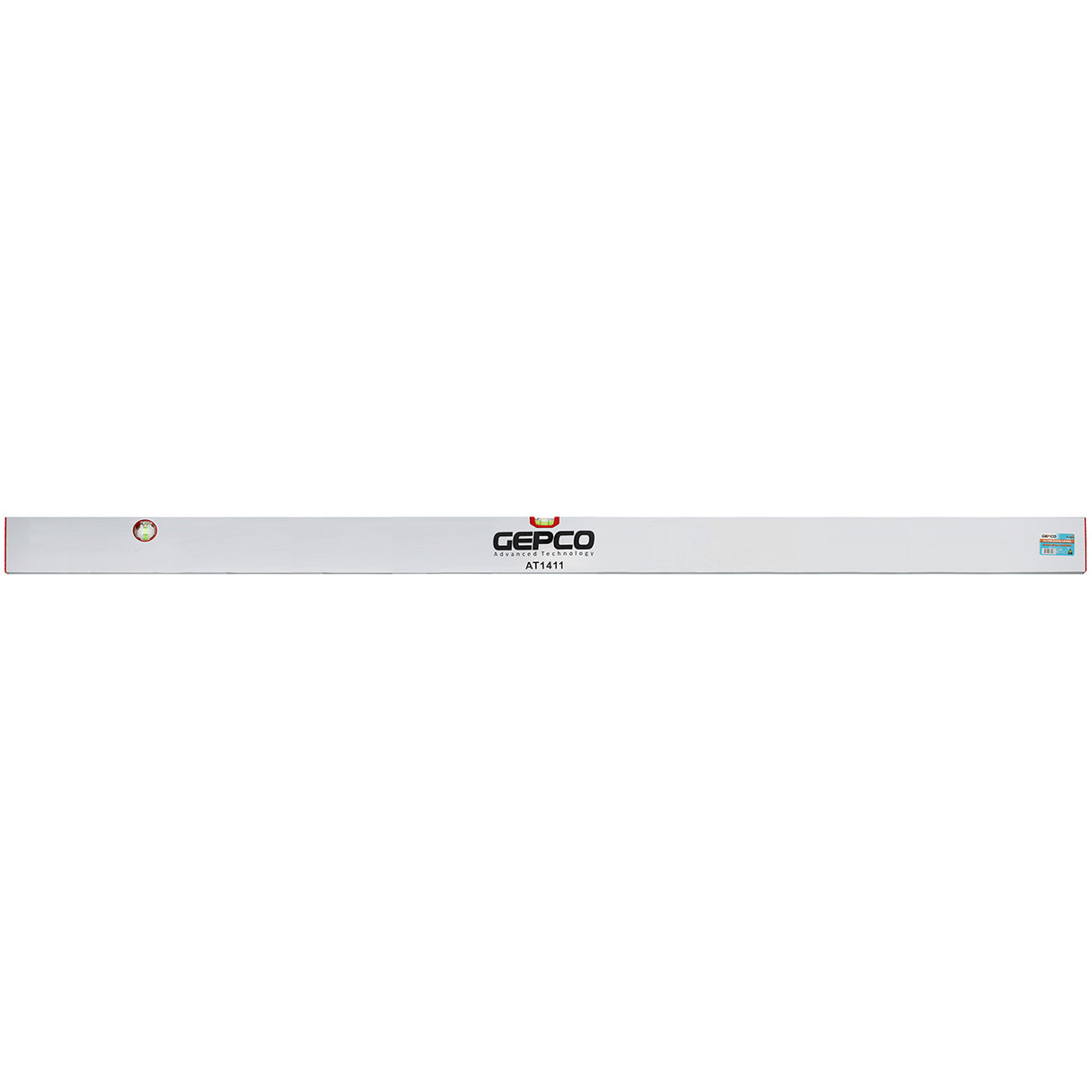 Ensemble de 3 règles GEPCO, lattes de plâtrage en aluminium de 120-150-180 cm, 2 fioles et niveaux à bulle